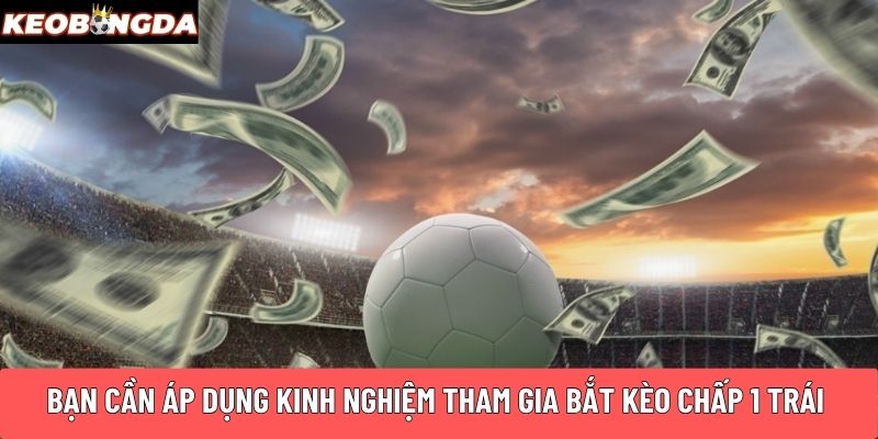 Bạn cần áp dụng kinh nghiệm tham gia bắt kèo chấp 1 trái